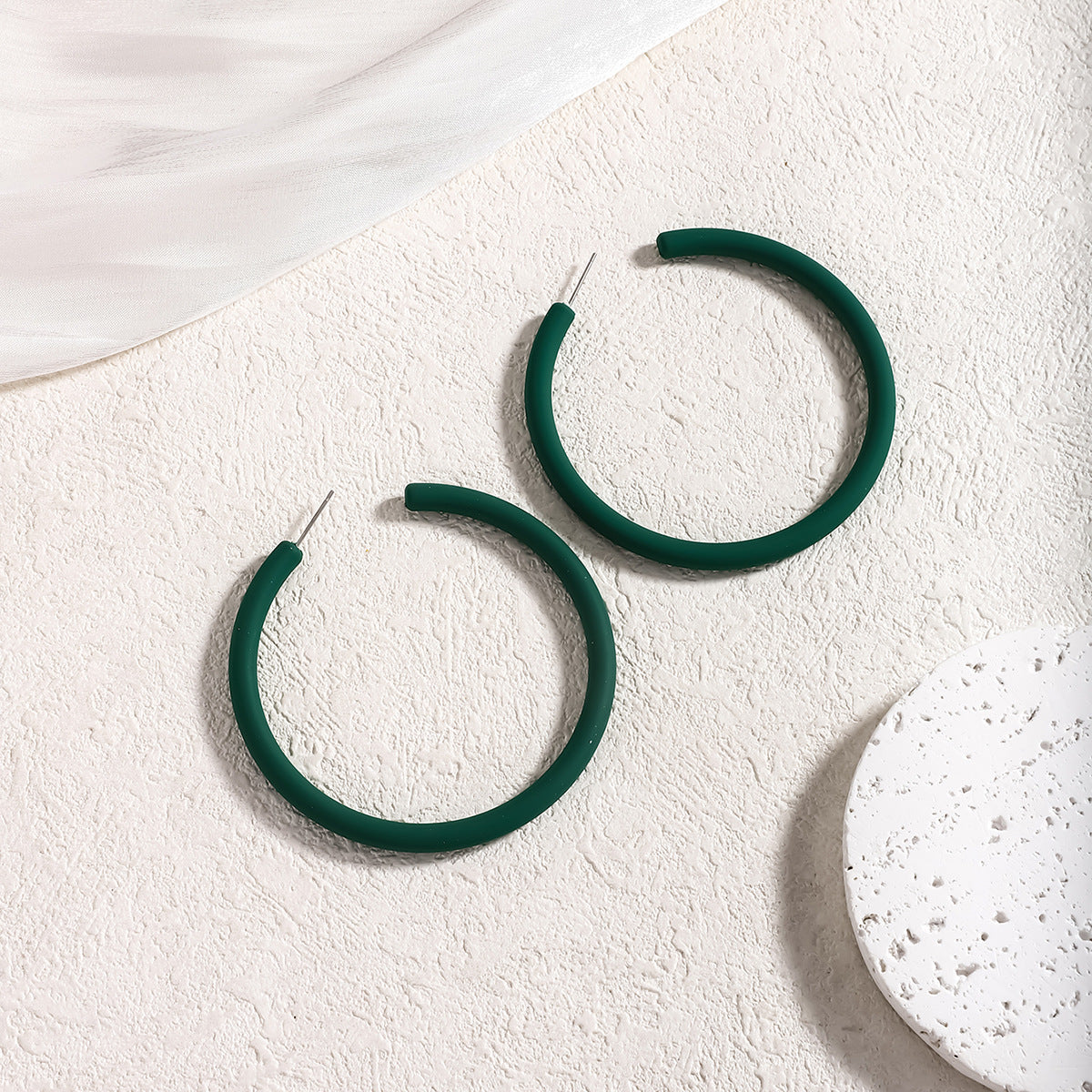 Wholesale Large hoop earrings C shape